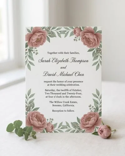 Wedding Invitations Spanish Fork example 1